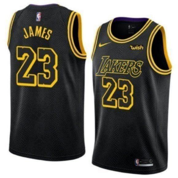 black and yellow jersey lakers